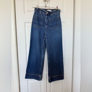 Dark Denim Wide Legged 70s Style Jeans by & Other Stories Jeans